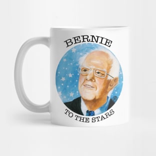 Bernie To The Stars -black design Mug